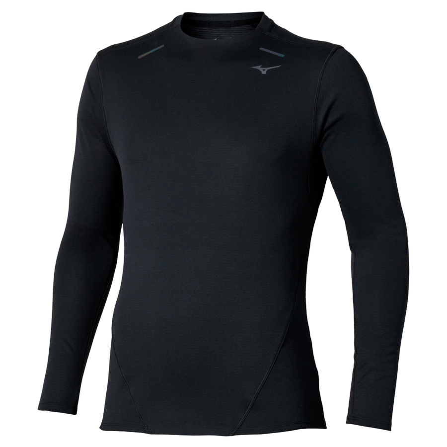 Mizuno Tech Thermal Charge Long Sleeve Tee Black